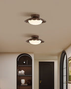 Classic Atmospheric Soft Clouds Ceiling Light in Unique Scalloped Design — product view 2
