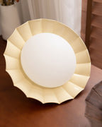 Classic Atmospheric Soft Clouds Ceiling Light in Unique Scalloped Design — product view 17
