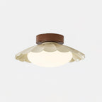 Classic Atmospheric Soft Clouds Ceiling Light in Unique Scalloped Design — product view 22