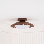 Classic Atmospheric Soft Clouds Ceiling Light in Unique Scalloped Design — product view 28