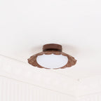Classic Atmospheric Soft Clouds Ceiling Light in Unique Scalloped Design — product view 32