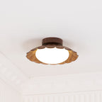 Classic Atmospheric Soft Clouds Ceiling Light in Unique Scalloped Design — product view 33