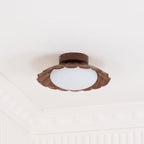 Classic Atmospheric Soft Clouds Ceiling Light in Unique Scalloped Design — product view 34