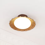 Classic Atmospheric Soft Clouds Ceiling Light in Unique Scalloped Design — product view 35