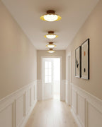 Classic Atmospheric Soft Clouds Ceiling Light in Unique Scalloped Design — product view 38