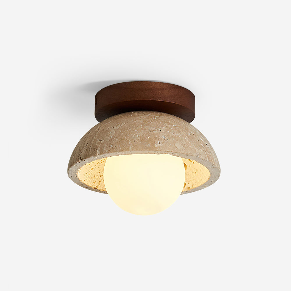 Contemporary Indoor Stone Opal Glass Ceiling Light for Elegant Home Interior — product view 1