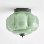 Stylish Vintage Ceiling Lights with Sculpted Glass Shade — product view 19