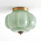 Stylish Vintage Ceiling Lights with Sculpted Glass Shade — product view 21