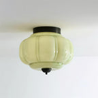 Stylish Vintage Ceiling Lights with Sculpted Glass Shade — product view 23