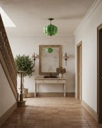 Elegant Vintage Maravine Glass Ceiling Lights with Brass Finish — product view 12