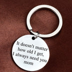 Meaningful Mother's Day Gifts Engraved Keychain for Mom Keepsake — product view 3