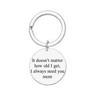 Meaningful Mother's Day Gifts Engraved Keychain for Mom Keepsake — product view 4