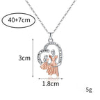 Romantic Mother Daughter Necklace - Meaningful Mother's Day Gift — product view 10
