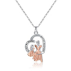 Romantic Mother Daughter Necklace - Meaningful Mother's Day Gift — product view 13