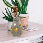 Heartwarming Mother Daughter Candle Holder – Mother's Day Gifts Home Accent — product view 1