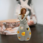 Heartwarming Mother Daughter Candle Holder – Mother's Day Gifts Home Accent — product view 6
