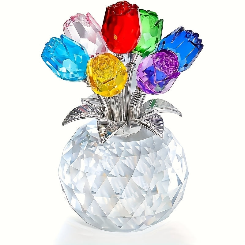 Everlasting Crystal Artificial Rose Bouquet for Valentine’s Day, Birthday's, Anniversaries and Mother's Day — product view 1