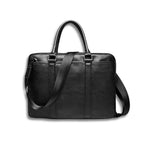 Classic Leather Business Laptop Messenger Handbag - Functional Briefcase Style — product view 1
