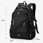 Stylish Adjustable Water-resistant Laptop Essential Travel Backpack — product view 4