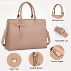 Exquisite Large Organized  Laptop Tote Bag with Multi-Compartment Layout — product view 8