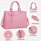 Exquisite Large Organized  Laptop Tote Bag with Multi-Compartment Layout — product view 14