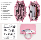Exquisite Large Organized  Laptop Tote Bag with Multi-Compartment Layout — product view 15