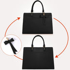 Exquisite Large Organized  Laptop Tote Bag with Multi-Compartment Layout — product view 28