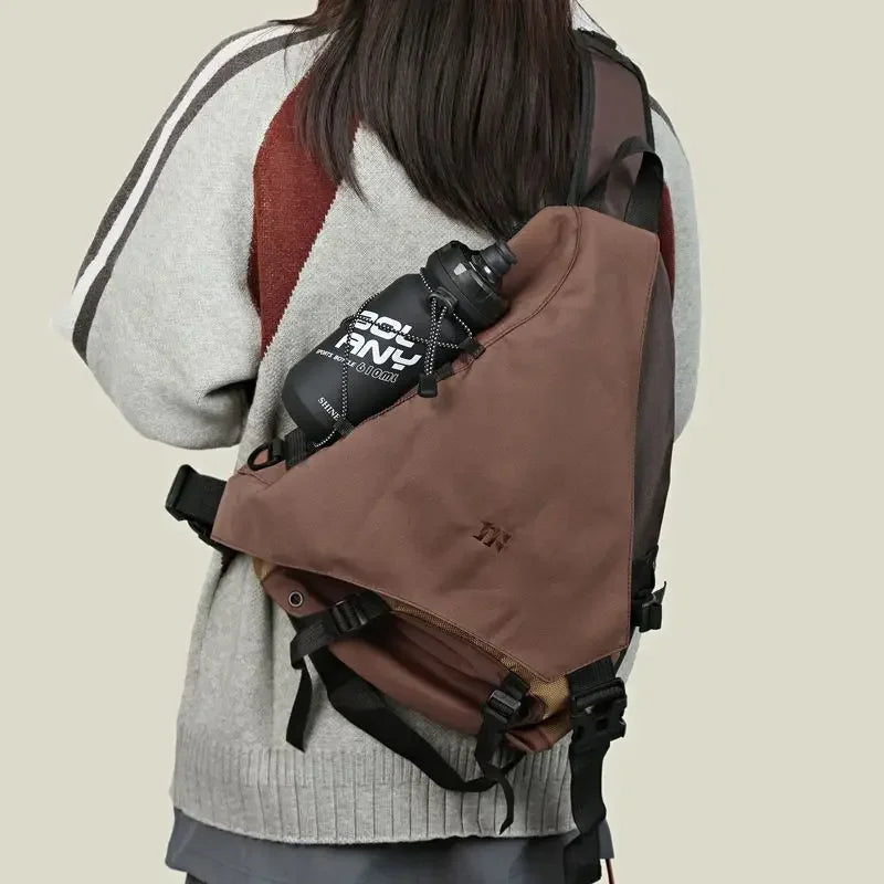 Classic Practical Water-Resistant Sling Travel Bag with Secure Zipper Closure — product view 1