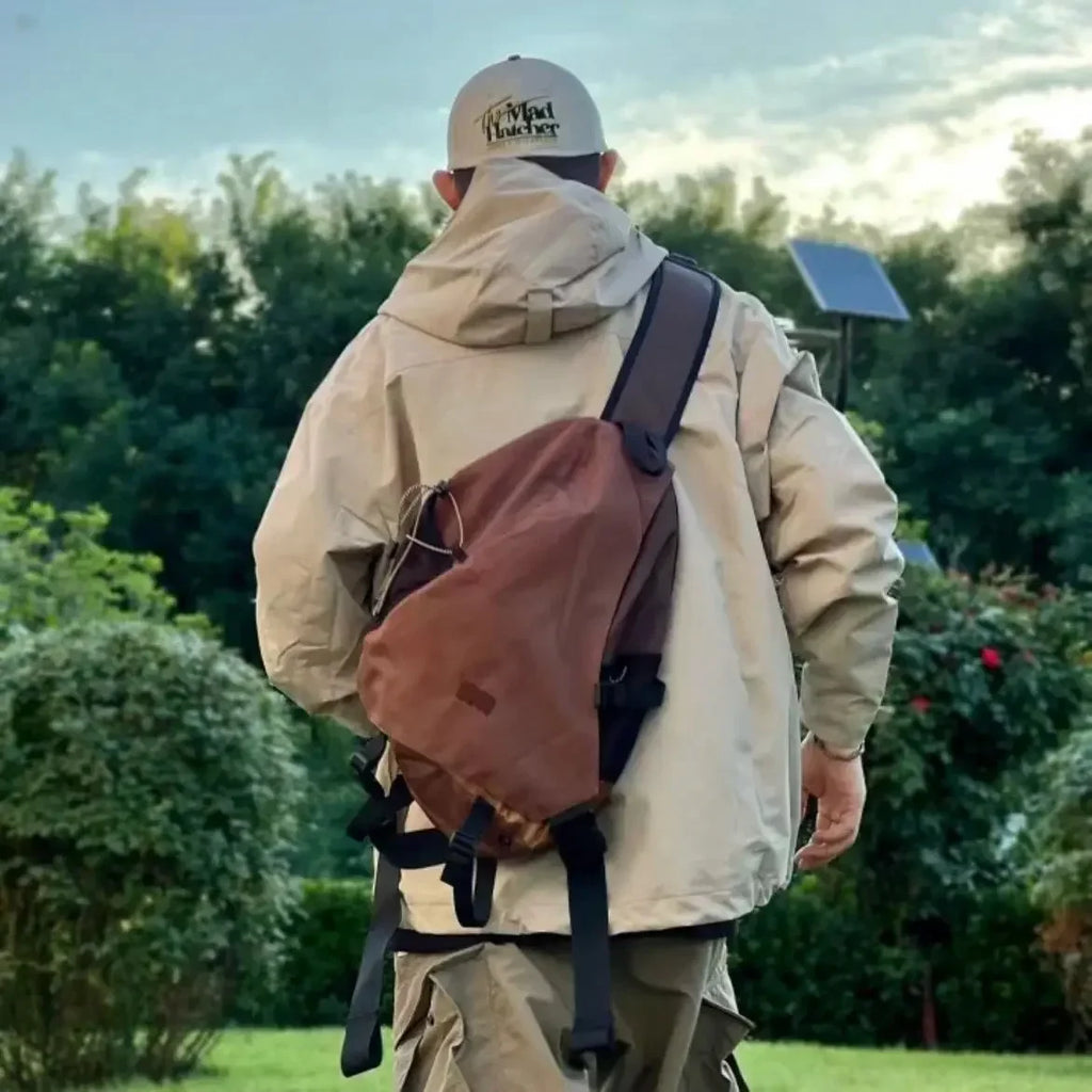Classic Practical Water-Resistant Sling Travel Bag with Secure Zipper Closure — product view 6