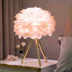 Versatile Artistic Feathers Dimmable Table Lamp for Elegant Home Lighting — product view 3