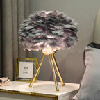 Versatile Artistic Feathers Dimmable Table Lamp for Elegant Home Lighting — product view 8