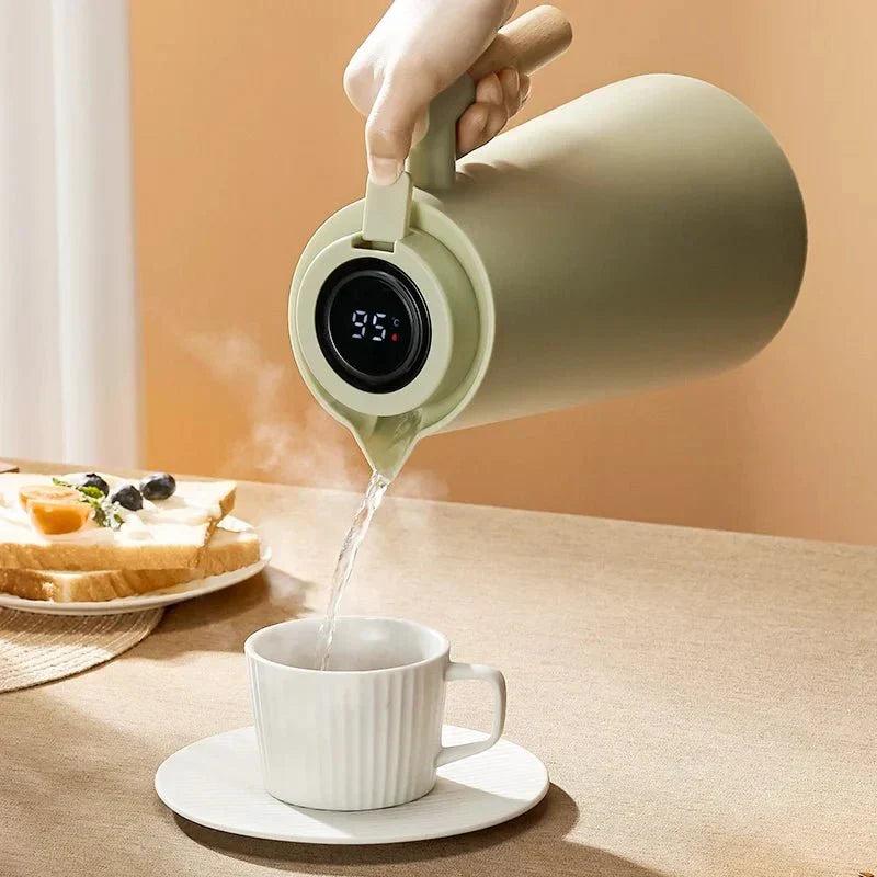 Smart Insulated Thermal Carafe with Temperature Display – Hot and Cold Carafe — product view 1