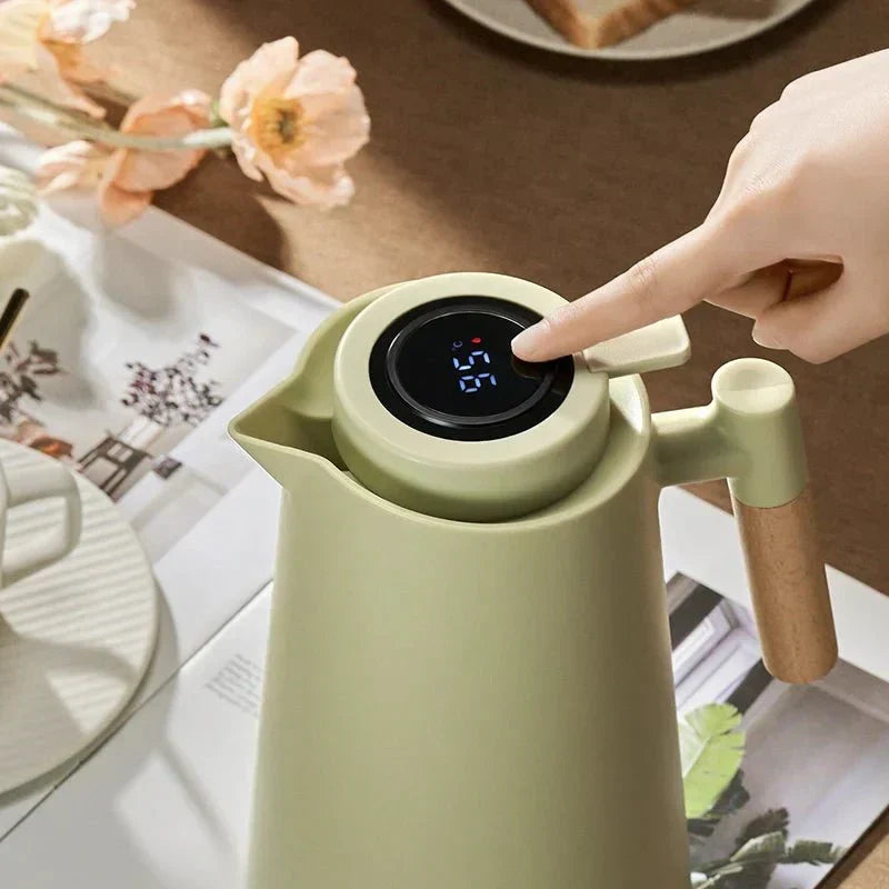 Smart Insulated Thermal Carafe with Temperature Display – Hot and Cold Carafe — product view 2