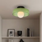 Modern Aesthetic Flush Mount Round Ceiling Light  - Ideal for Living Spaces, Offices and Hallways — product view 1