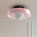 Modern Aesthetic Flush Mount Round Ceiling Light  - Ideal for Living Spaces, Offices and Hallways — product view 24