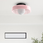 Modern Aesthetic Flush Mount Round Ceiling Light  - Ideal for Living Spaces, Offices and Hallways — product view 26