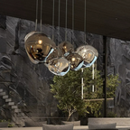 Versatile Creative Molten Lava Glass Pendant Light — product view 9