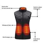 Electric Women's Heated Warm Gilet Electric Vest for Outdoor Use — product view 4
