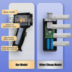 Cordless Rechargeable Car Cleaner with Vacuum and Blower Function — product view 10