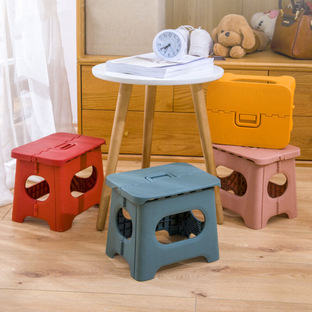 Compact Foldable Step Stool with Carry Handle for Home & Travel — product view 2