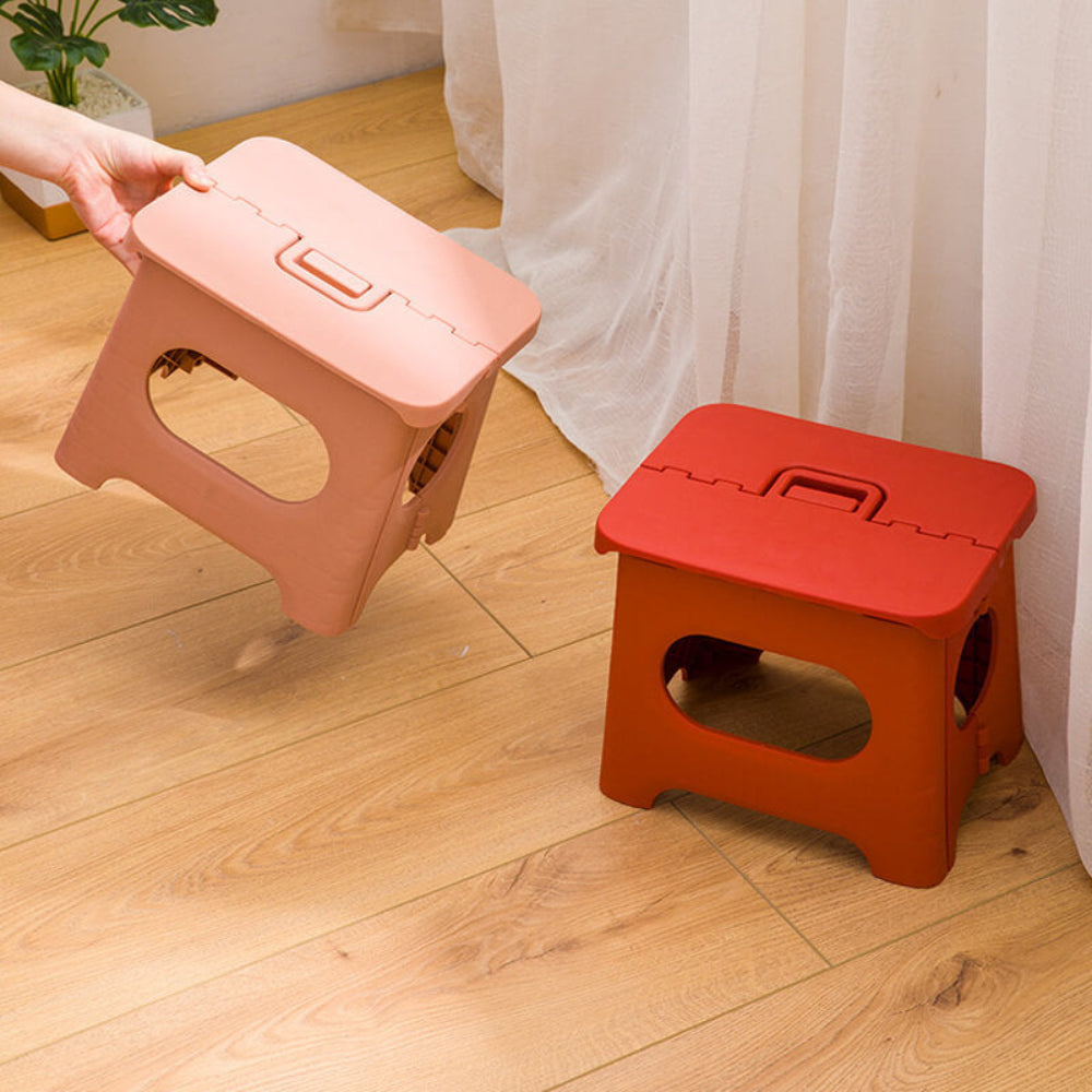 Compact Foldable Step Stool with Carry Handle for Home & Travel — product view 3
