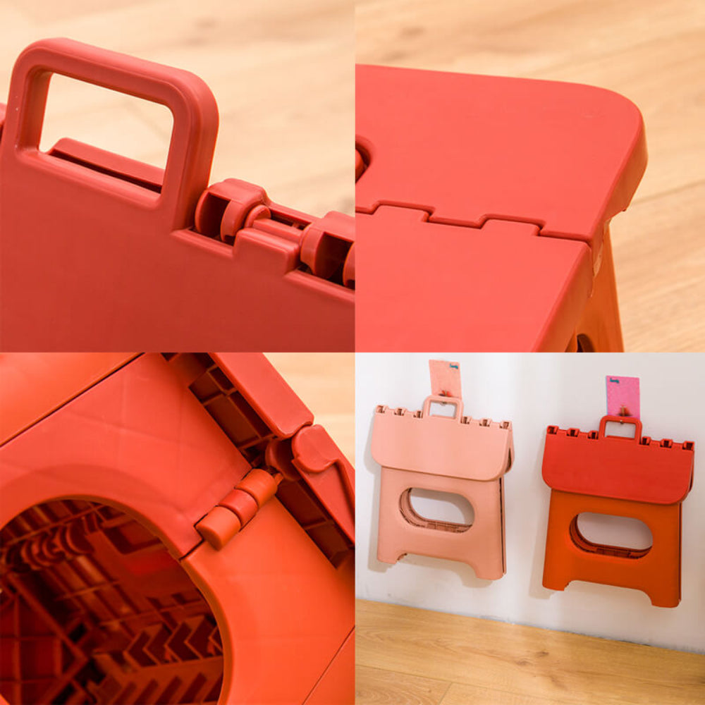 Compact Foldable Step Stool with Carry Handle for Home & Travel — product view 9