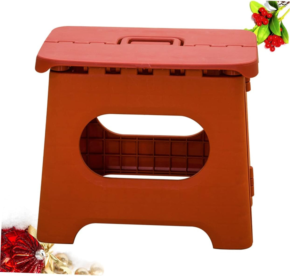 Compact Foldable Step Stool with Carry Handle for Home & Travel — product view 11