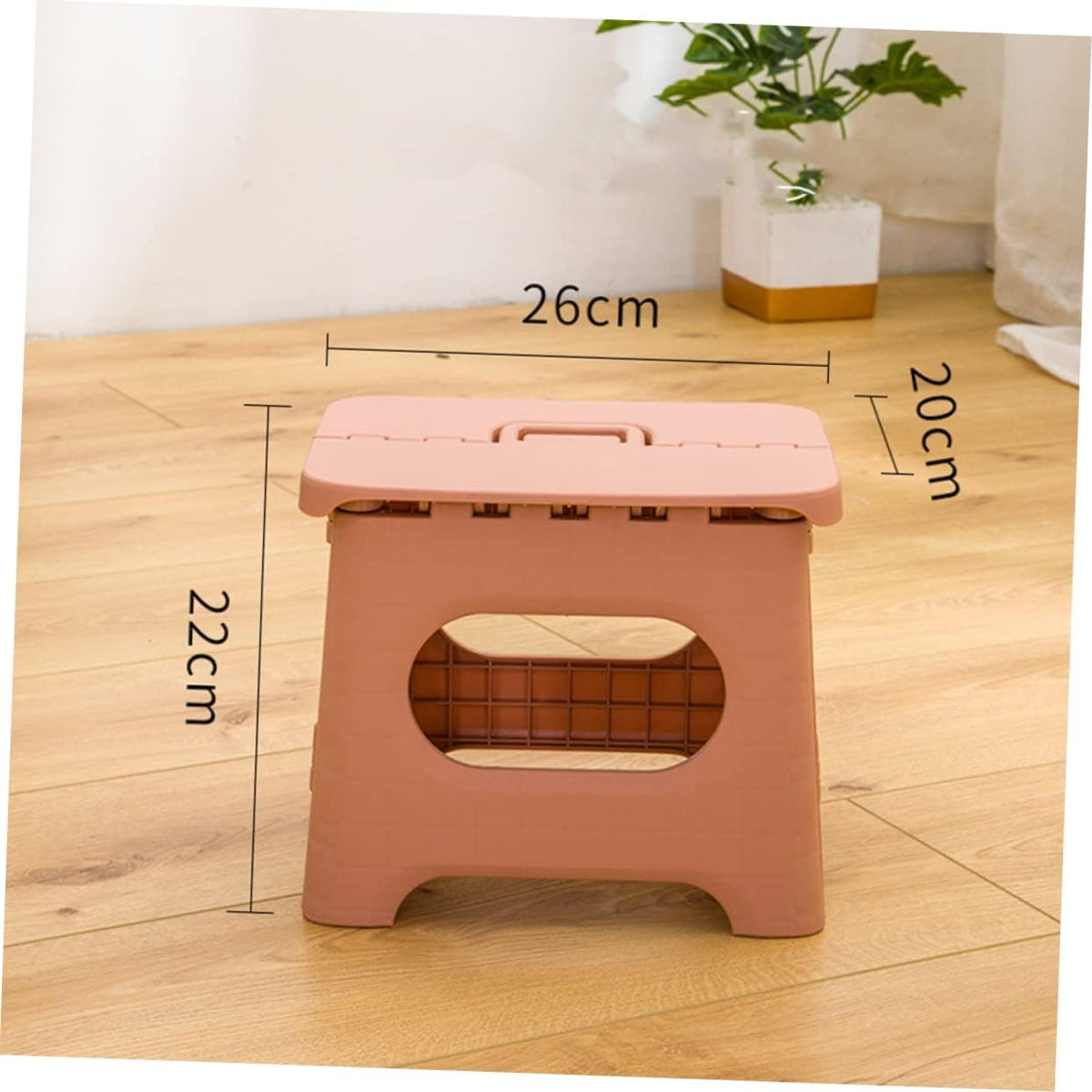 Compact Foldable Step Stool with Carry Handle for Home & Travel — product view 12