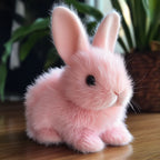 Realistic Plush Bunny Toy with Interactive Movement for Kids — product view 1