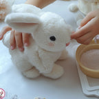 Realistic Plush Bunny Toy with Interactive Movement for Kids — product view 3