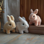 Realistic Plush Bunny Toy with Interactive Movement for Kids — product view 4