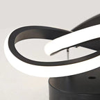 Bright Adjustable 3-Ring LED Ceiling Light Fixture for Modern Interiors — product view 4