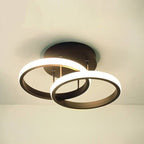 Bright Adjustable 3-Ring LED Ceiling Light Fixture for Modern Interiors — product view 7