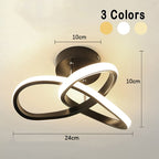 Bright Adjustable 3-Ring LED Ceiling Light Fixture for Modern Interiors — product view 11